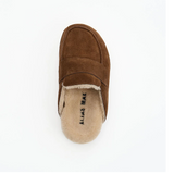 Burkley Slide - Mocha Suede / Cream Shearling