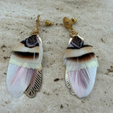 Sao Earrings - Gold/Pink