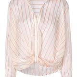 Chevy Twist Front Stripe Shirt - Creampuff