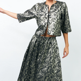 Trine Short Jacket - Silver