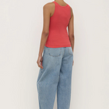 Charlie Rib Tank  - Chilli