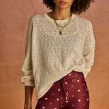 Chennai Yelena Knitted Top - Cream
