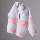 Brushed Surf Fair Isle Cardi