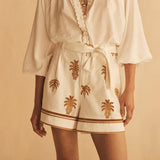 Resort Short - Dalla Palma Embroidered