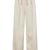 Dazzle Sateen Tie Front Pant - Jet Stream
