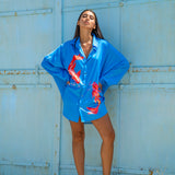 LS Oversized Shirt - Koi