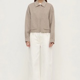 Dallas Wool Jacket - Pebble