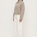 Dallas Wool Jacket - Pebble