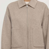 Dallas Wool Jacket - Pebble