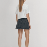 Boston Black Denim Skirt