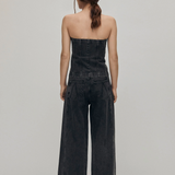 Troyes Black Denim Tank