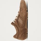 Suede Brown Leather Sneakers