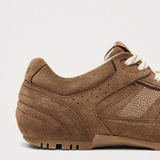 Suede Brown Leather Sneakers