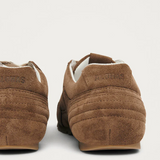 Suede Brown Leather Sneakers