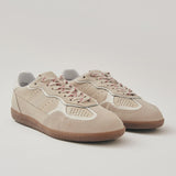 Rife Grain Cream Leather Sneakers