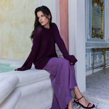 Heidi Maxi Skirt - Mulberry