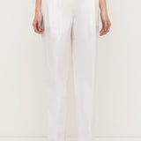 Ellen Cotton Twill Pant - Vintage White