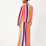 Emilia Quilted Jacket - Muilti Stripe