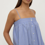 Erina Stripe Maxi Dress - Blue/White Stripe