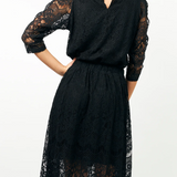 Ever Short Lace Skirt - Black