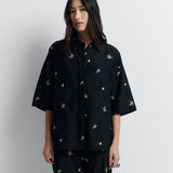 June Shirt - Nightshade Bloom