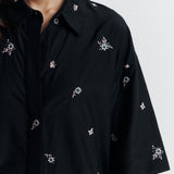 June Shirt - Nightshade Bloom