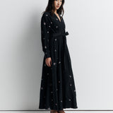 Lola Shirt Dress - Nightshade Bloom