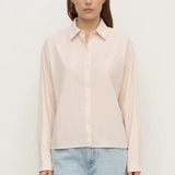 Frankie Cotton Long Sleeve Shirt - Soft Rose