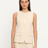 Hazel Vest - Cream