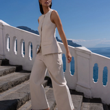Hazel Vest - Cream