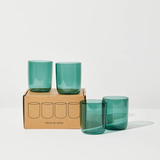 Belly Set of 4 Cups - Teal