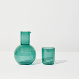 Belly Carafe + Cup Set - Teal