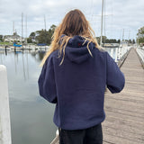 HIBI Star Hoodie - Navy Charcoal