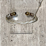 Sari Bis Bracelet Acetate - White
