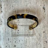 Celeste Bangle Bracelet Acetate - Gold/Tortoise