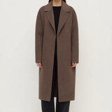 Ivy Wool Coat - Cocoa Marle