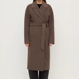 Ivy Wool Coat - Cocoa Marle