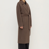 Ivy Wool Coat - Cocoa Marle