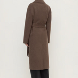 Ivy Wool Coat - Cocoa Marle