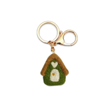 Felt House Keychain