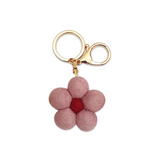 Felt Flower Keychain