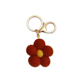 Felt Flower Keychain