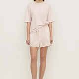 Kira Cotton Hemp Tee - Soft Rose