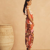 Ruffle Sleeve Drawstring Top - Lucca