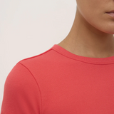 Linley Rib Tee - Chilli