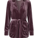 Lisa Velvet Blazer - Lavender