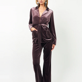 Lisa Velvet Blazer - Lavender