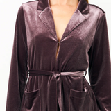 Lisa Velvet Blazer - Lavender