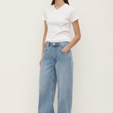 Low Curve Mid Rise - Jean Indigo Fade