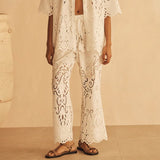 Lace Cropped Pant - Merletti